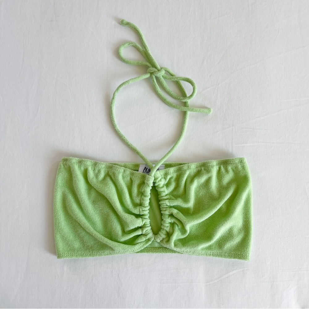 Princess Polly Clark Top | Lime Green | Size 2 | GUC
